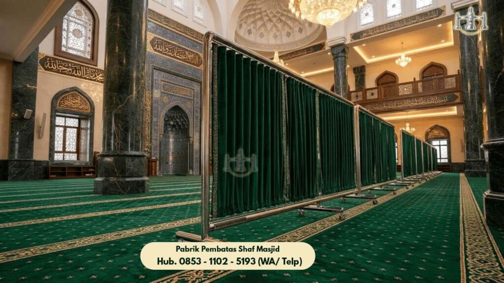 Hijab Masjid Stainless Brangsong, Sistem Interlock Sambungan Lurus Tanpa Celah Antar Modul
